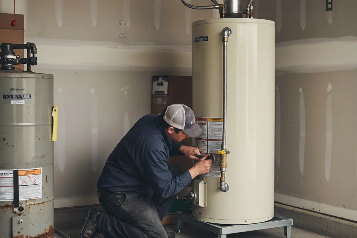Water heater and shutoff valve replacement in Pittsburgh